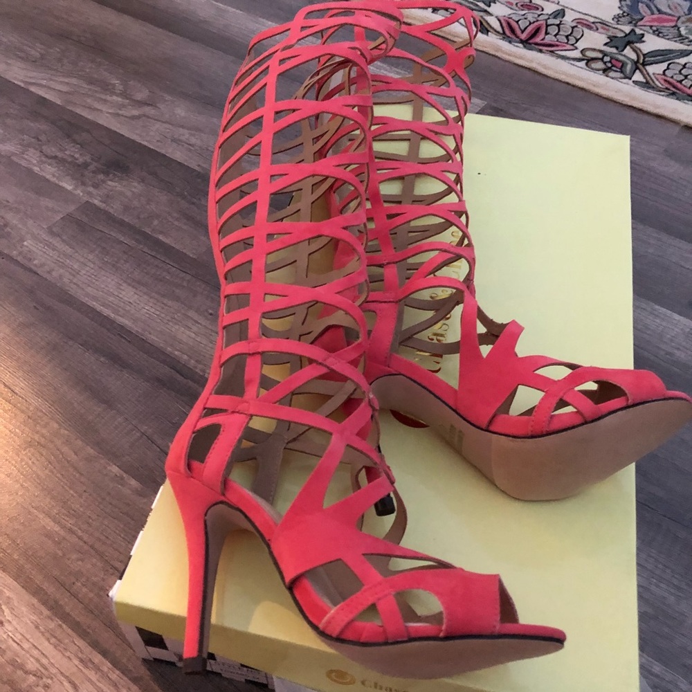 Chase & Chloe Gladiator High Heel Sandal